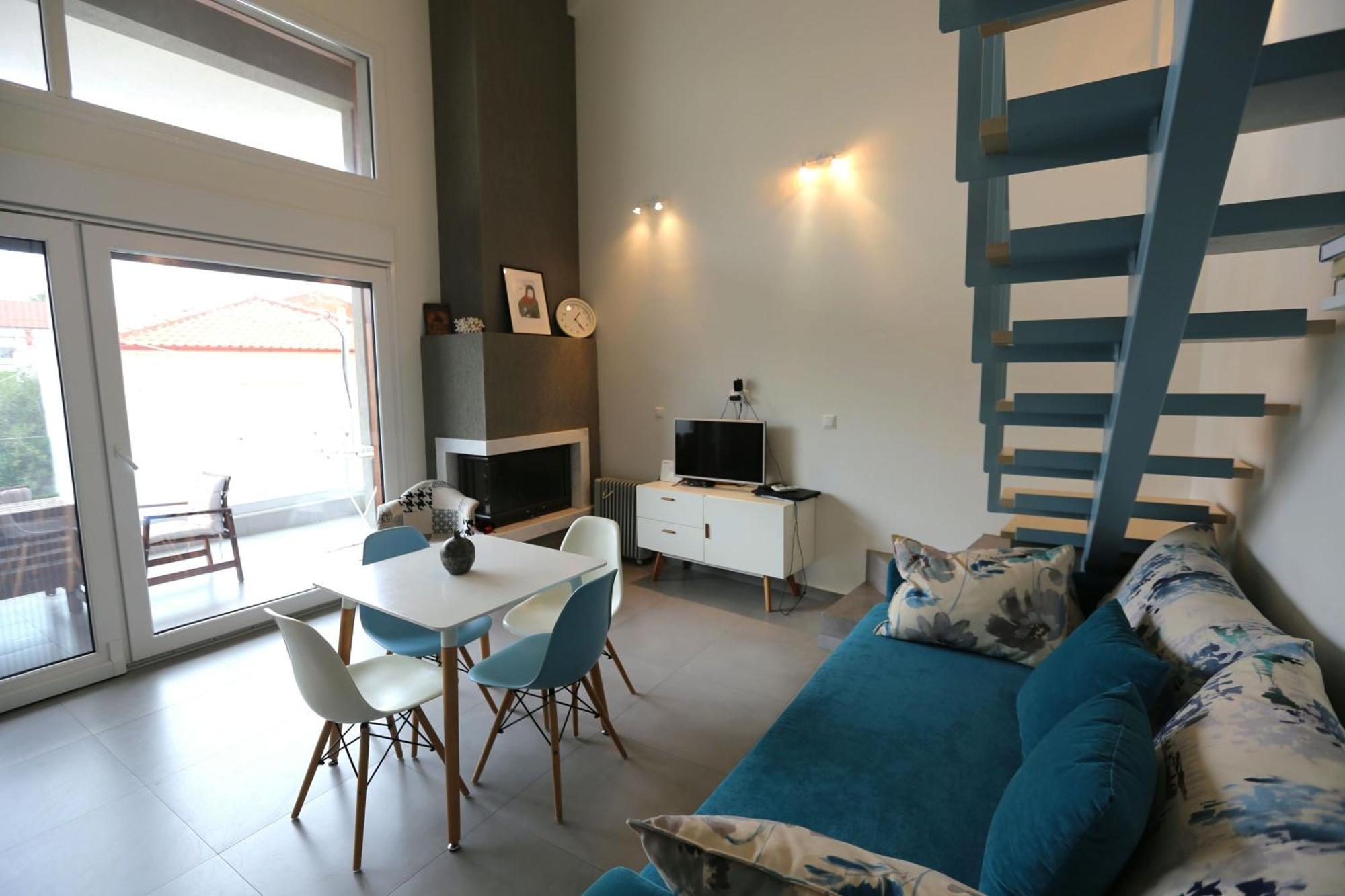 Aleksia Seaside Deluxe Apartment Pefkochori Luaran gambar