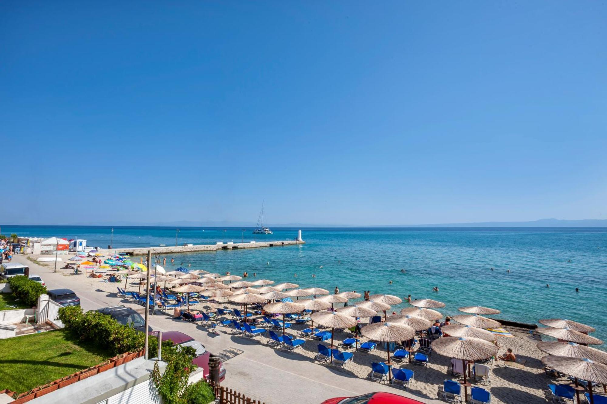 Aleksia Seaside Deluxe Apartment Pefkochori Luaran gambar