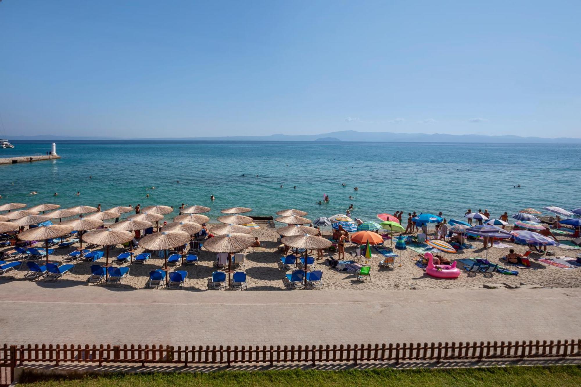 Aleksia Seaside Deluxe Apartment Pefkochori Luaran gambar