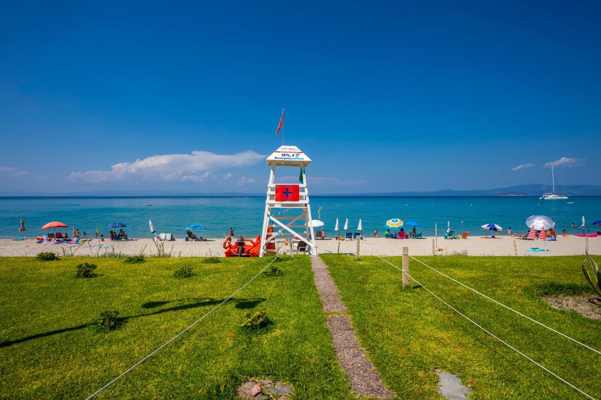 Aleksia Seaside Deluxe Apartment Pefkochori Luaran gambar