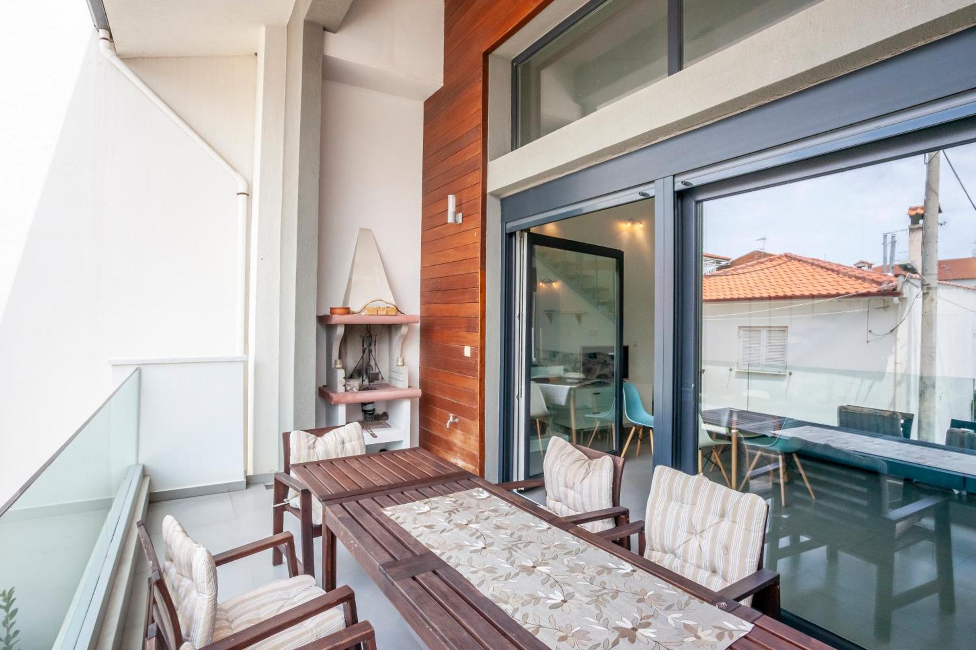 Aleksia Seaside Deluxe Apartment Pefkochori Luaran gambar