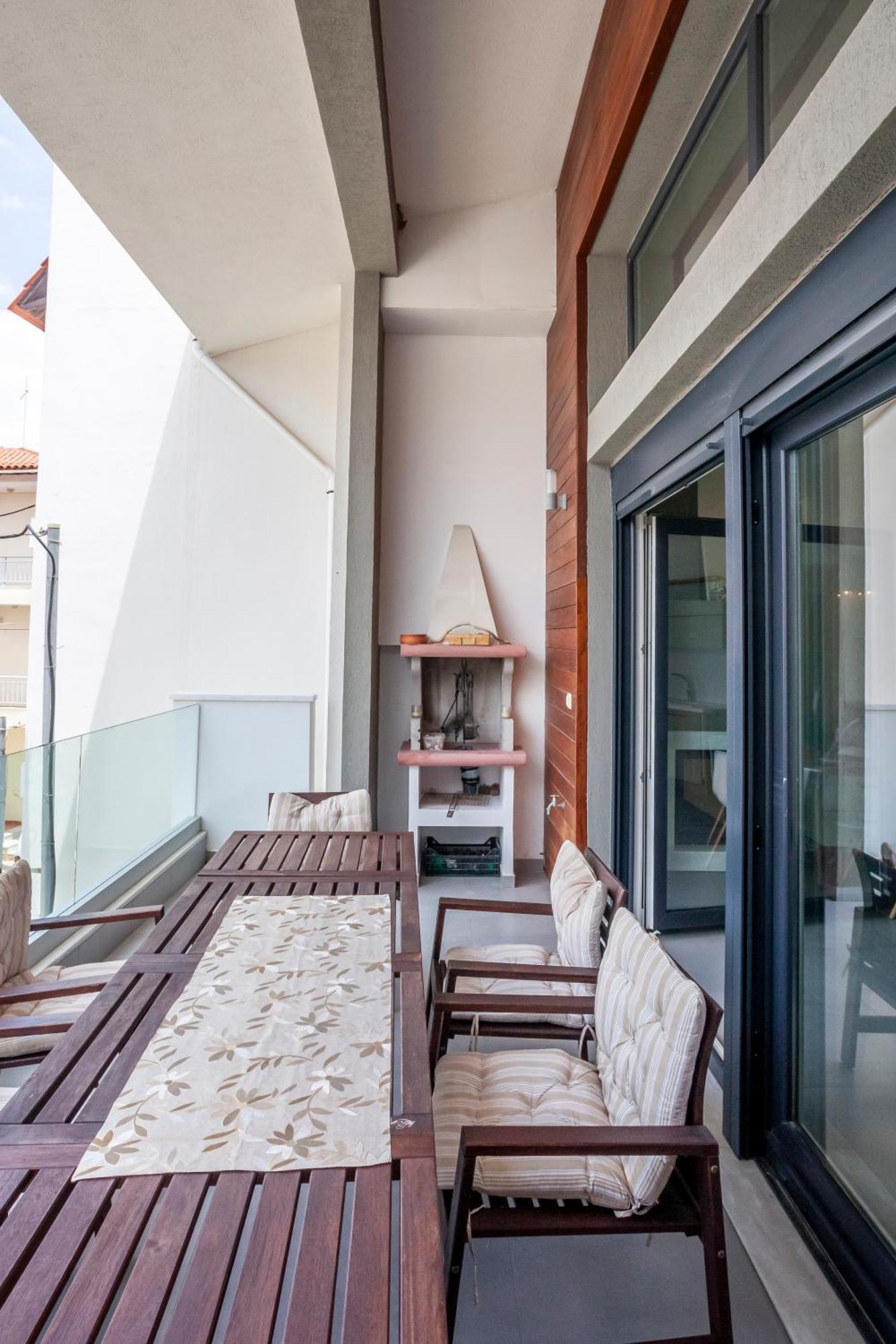 Aleksia Seaside Deluxe Apartment Pefkochori Luaran gambar