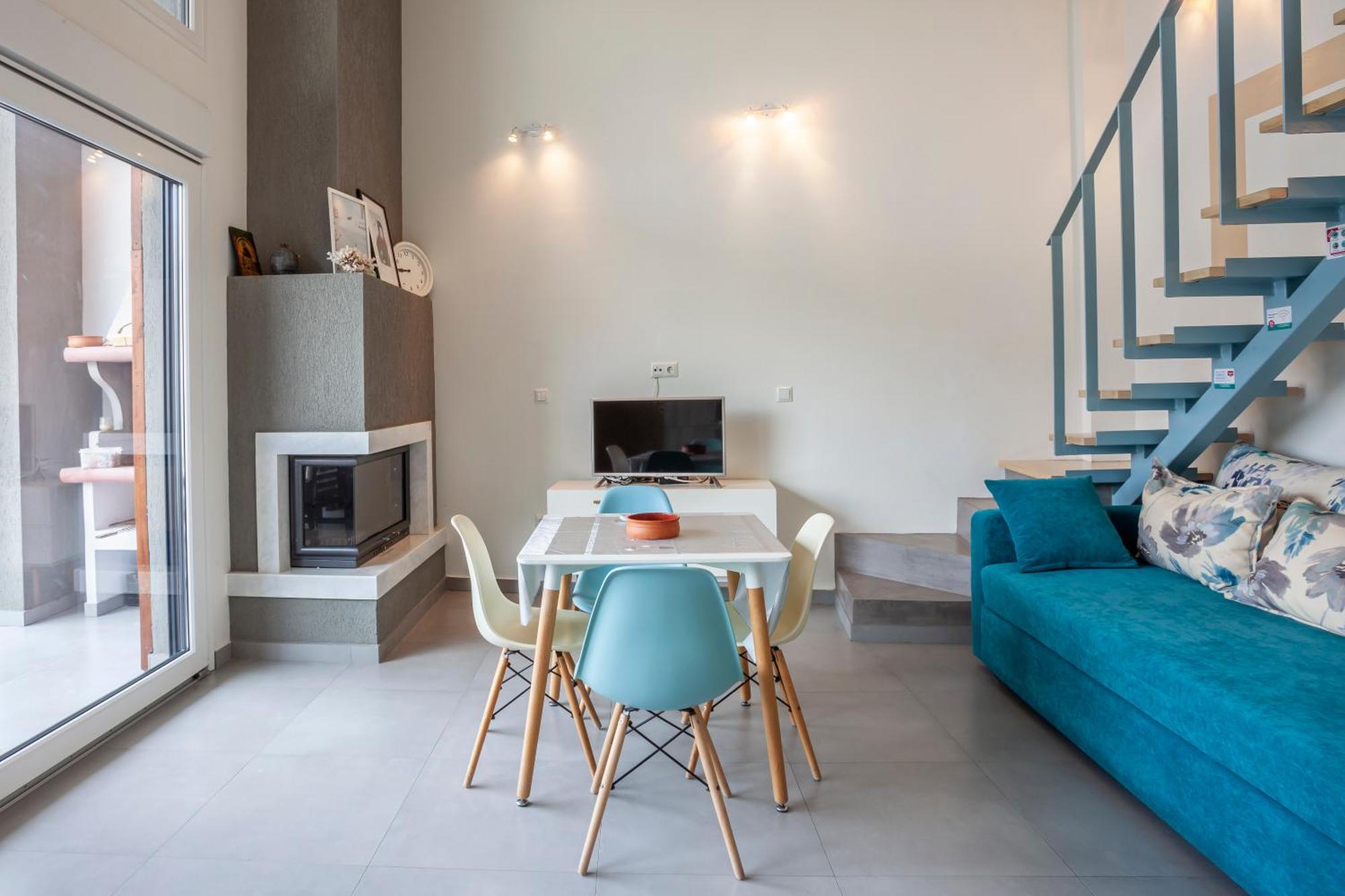 Aleksia Seaside Deluxe Apartment Pefkochori Luaran gambar