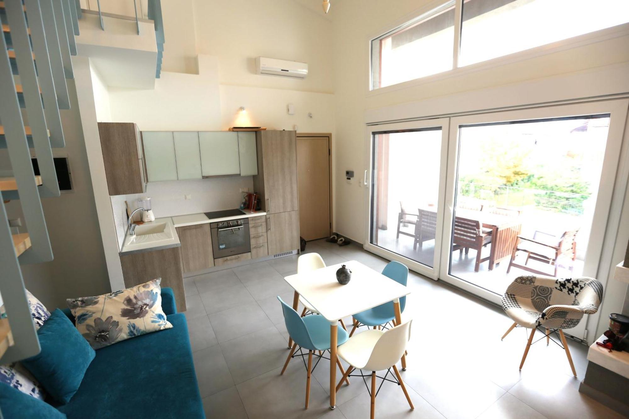 Aleksia Seaside Deluxe Apartment Pefkochori Luaran gambar